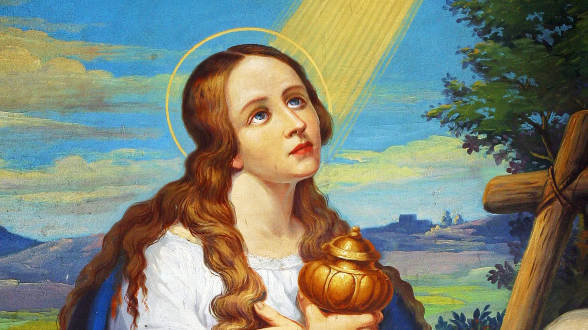 Así es como los ángeles subían y bajaban del cielo a Santa María Magdalena