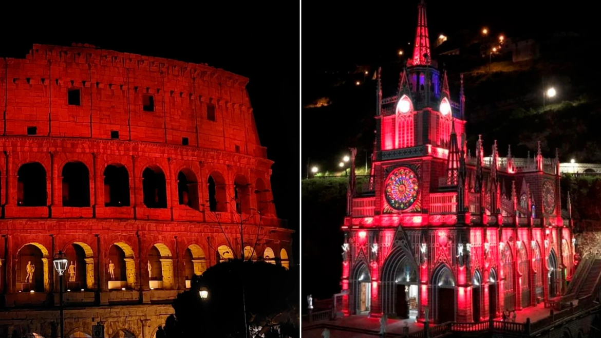 Iglesias y monumentos de América Latina se iluminarán de rojo por los cristianos perseguidos