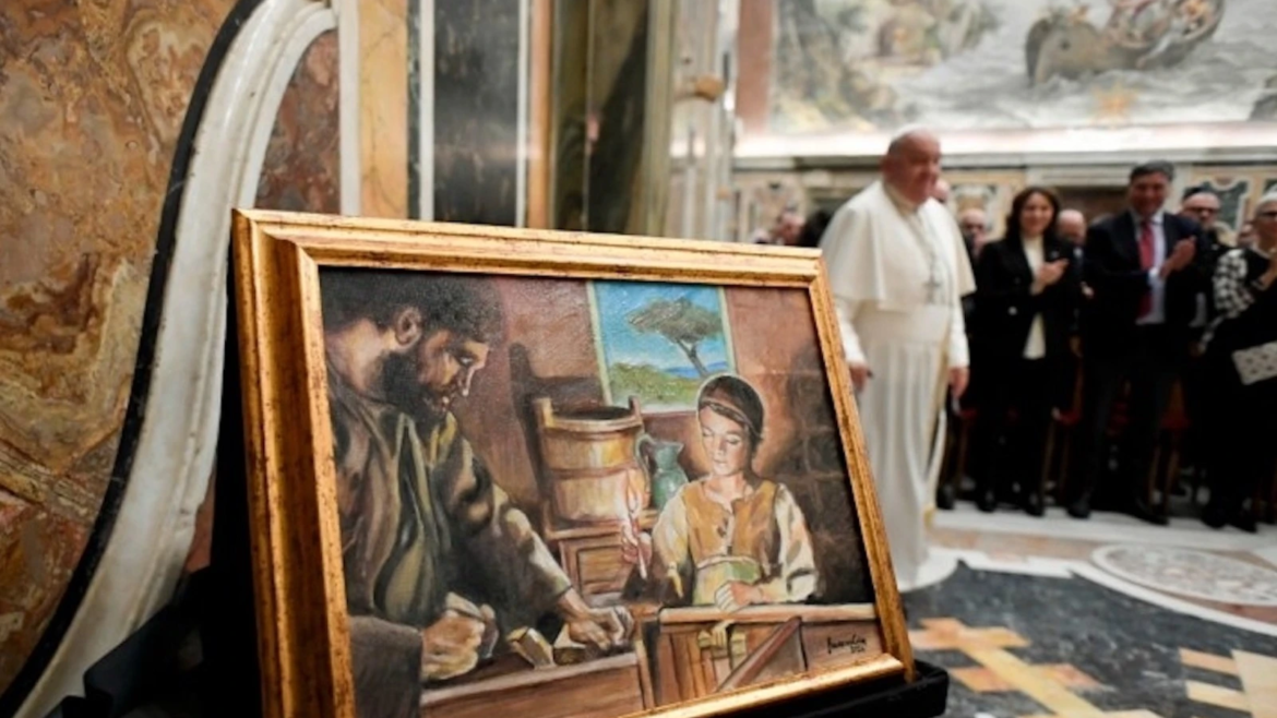 El Papa Francisco resalta los dones de Dios como fuente de creatividad y dignidad en el trabajo