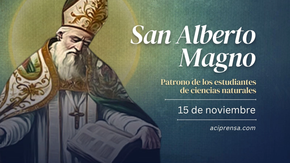 Hoy celebramos a San Alberto Magno, el Doctor de la Iglesia gracias a la Virgen María