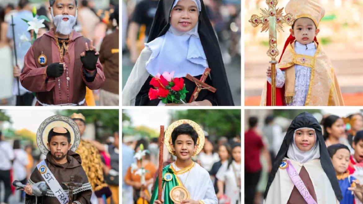 Así se vivió el tradicional “Desfile de Santos” en las parroquias de Filipinas