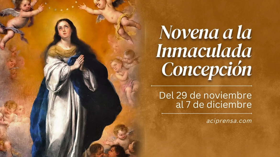 Hoy empezamos la novena dedicada a la Inmaculada Concepción de la Virgen María