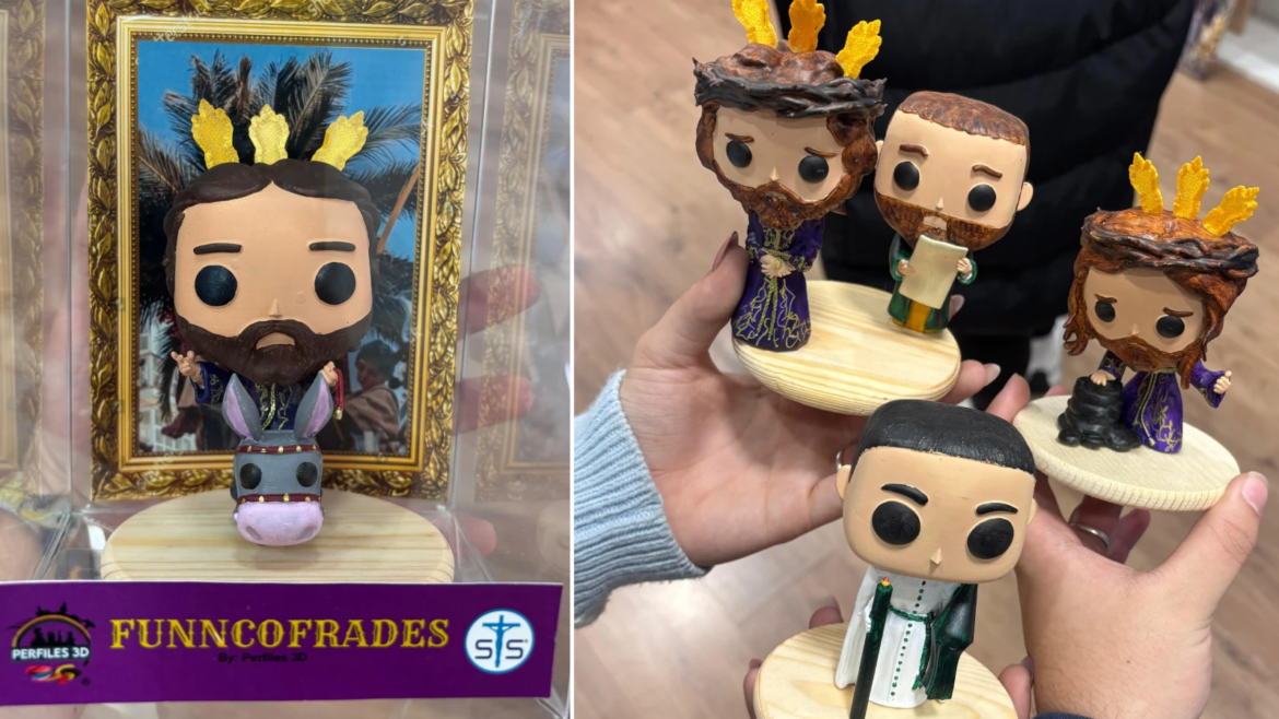 “Funncofrades”: Tienda crea figuras católicas al estilo “Funko” de Jesús y la Virgen María