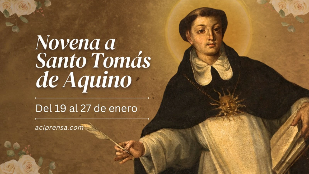 Hoy comienza la novena a Santo Tomás de Aquino, patrono de la educación católica