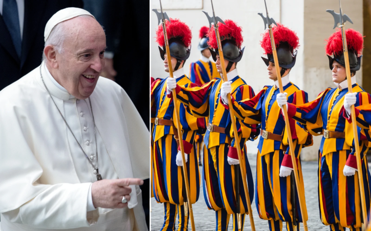 El Papa sobre la Guardia Suiza Pontificia: “Me gusta que tengan hijos, que tengan una familia”