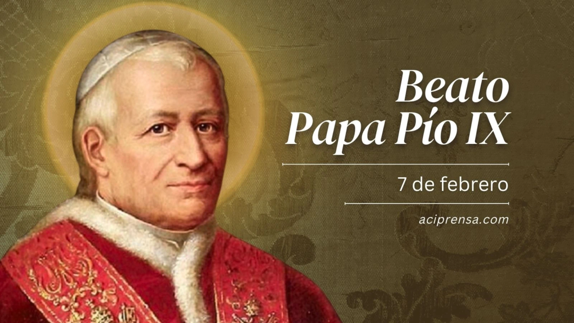Hoy se recuerda al Beato Papa Pío IX, quien proclamó el dogma de la Inmaculada Concepción