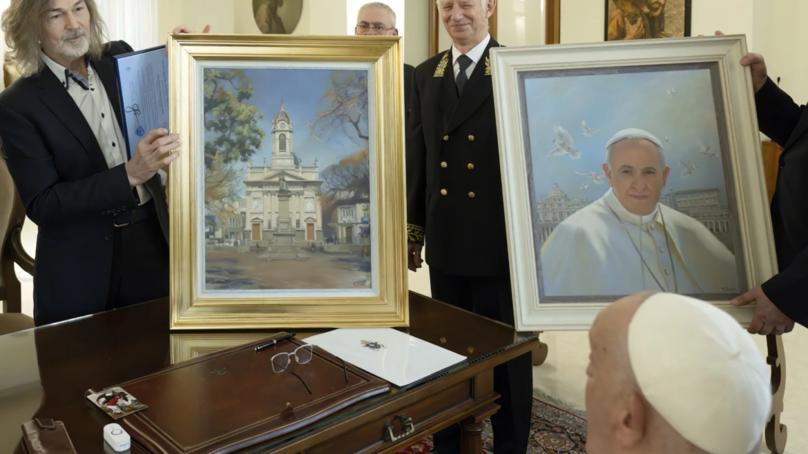 El Papa Francisco, conmovido con obra de un famoso pintor ruso: “Se le humedecieron los ojos”