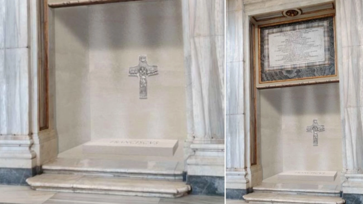 Así será la tumba del Papa Francisco en la Basílica Santa María la Mayor