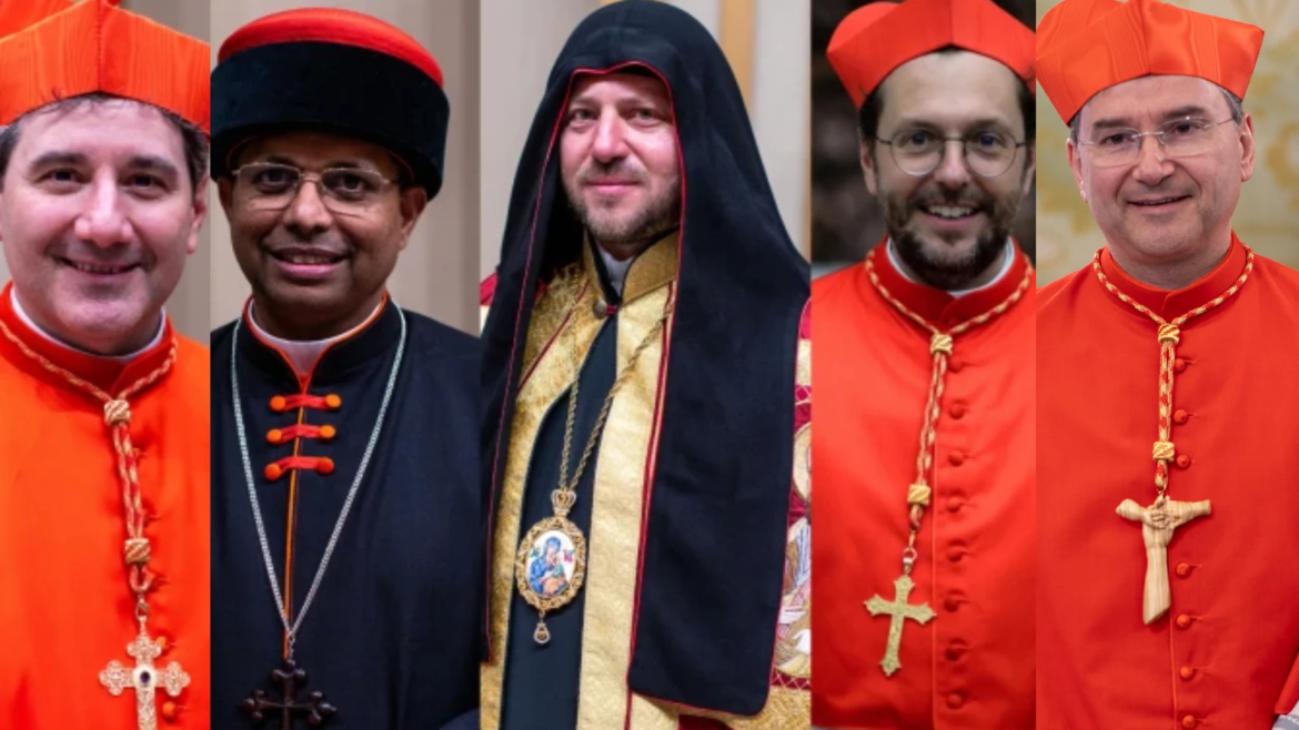 Conozca a los 5 cardenales más jóvenes que participan en el cónclave