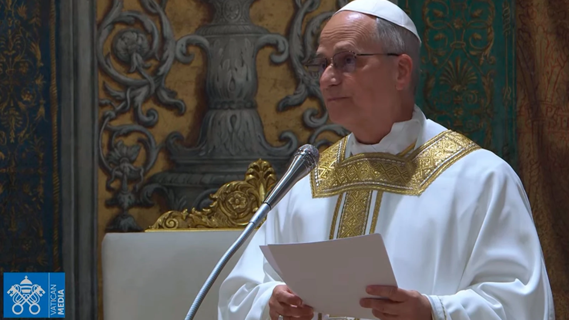 Primera homilía del Papa León XIV en la Misa con los cardenales electores