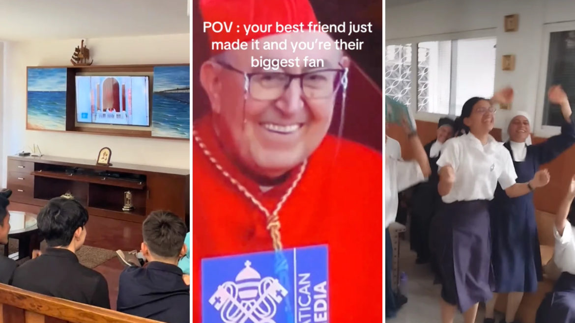 VIDEOS: Reacciones virales en el mundo tras la elección del Papa León XIV