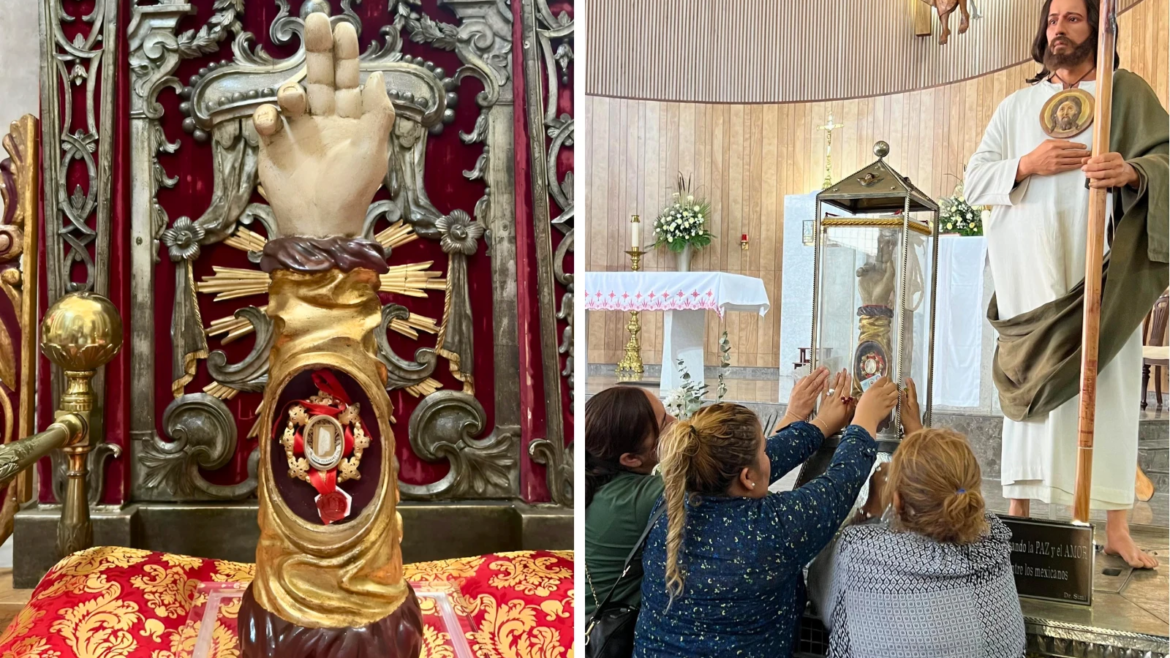 Cerca de 15 millones de fieles han venerado la reliquia de San Judas Tadeo que recorre México