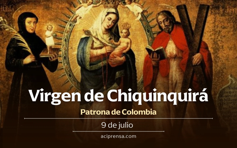 Hoy es la fiesta de la Virgen de Chiquinquirá, patrona de la República de Colombia