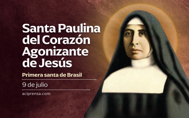 Hoy celebramos a Santa Paulina del Corazón Agonizante de Jesús, la primera santa de Brasil