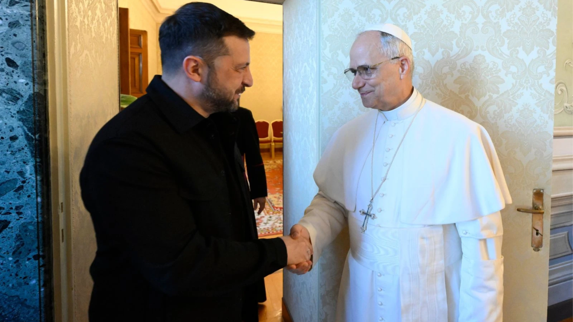 El Papa León XIV recibe a Zelenski en Castel Gandolfo