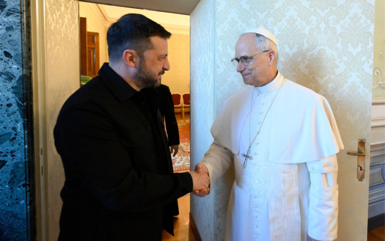 El Papa León XIV recibe a Zelenski en Castel Gandolfo