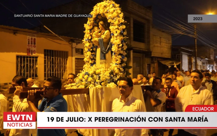 Anuncian peregrinación al santuario de Santa María Madre de Guayaquil: “Luz de esperanza en el camino”