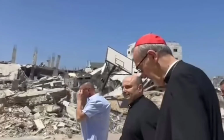 Párroco de la iglesia católica de Gaza tras bombardeo: “Estamos en gracia de Dios y perseveramos en la fe”