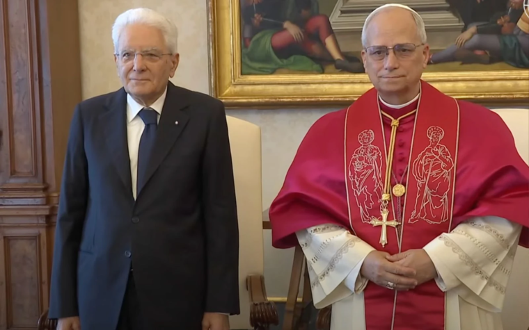 El Papa agradece al presidente italiano “su incansable servicio a la causa de la paz”