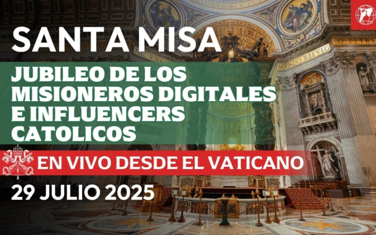 Sigue en vivo la Misa por el Jubileo de los Misioneros Digitales e Influencers católicos