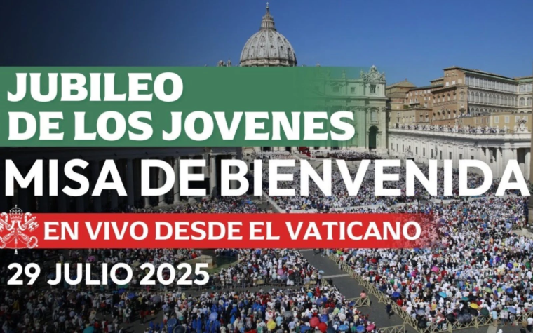 Sigue en vivo la Misa de bienvenida del Jubileo de los Jóvenes