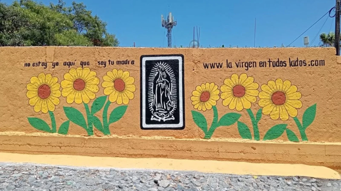 “La Virgen en todos lados” completó el perímetro de México con imágenes de Santa María de Guadalupe
