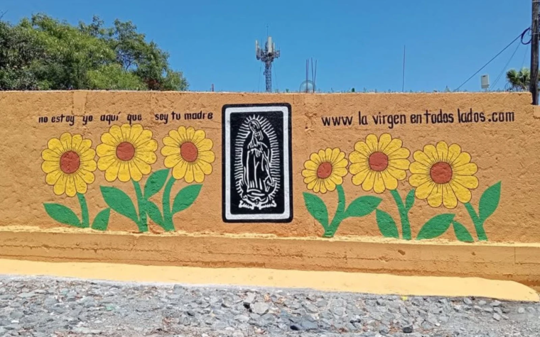 “La Virgen en todos lados” completó el perímetro de México con imágenes de Santa María de Guadalupe