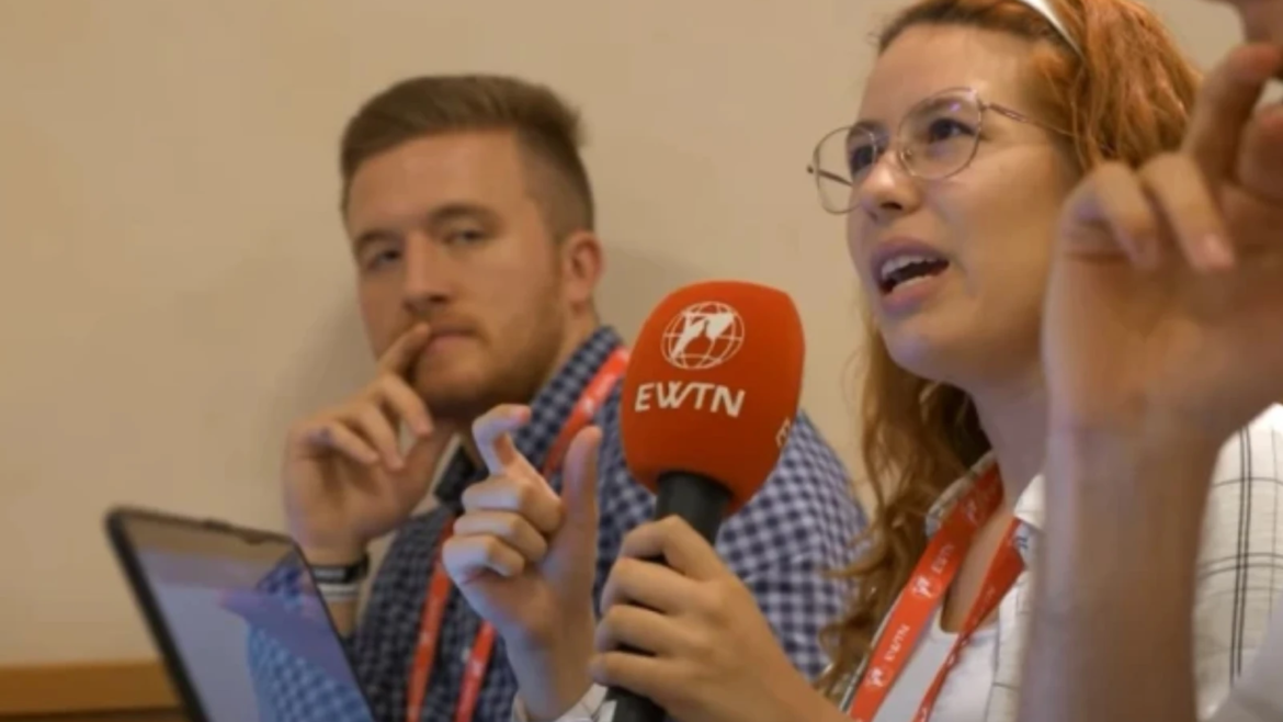 El Papa León XIV da la bienvenida a jóvenes periodistas de la Academia de Verano de EWTN