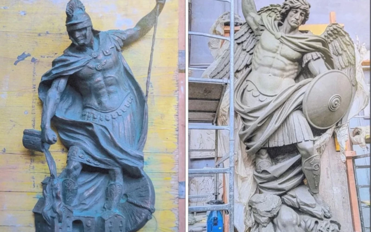 Alcalde defiende estatuas de santos en edificio público en EE.UU. y acusa a opositores de sesgo anticatólico