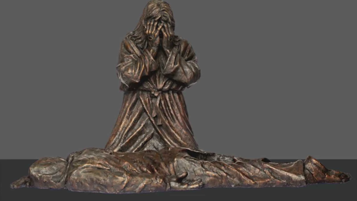 Arquidiócesis en EE.UU. recibirá estatua que representa a Cristo llorando por una víctima de asesinato
