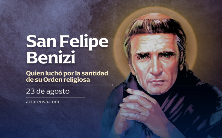 Hoy se celebra a San Felipe Benizi, quien luchó por la santidad de su Orden religiosa