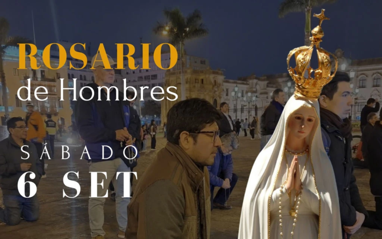 El Rosario de Hombres vuelve a las calles del Perú, también a Chiclayo donde fue obispo León XIV