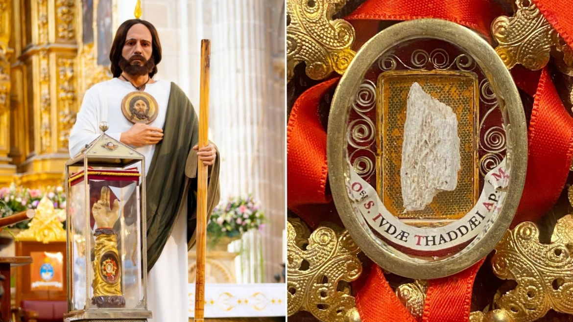 La reliquia del brazo de San Judas Tadeo está nuevamente en la Catedral de Ciudad de México
