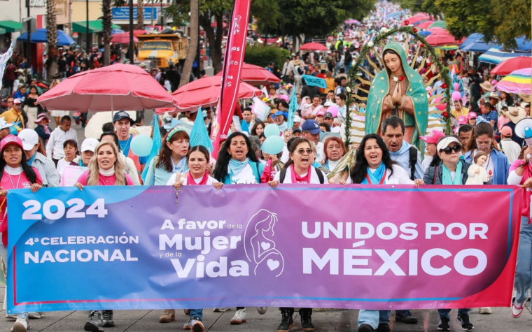 México vivirá la 5ª movilización a favor de la mujer y la vida