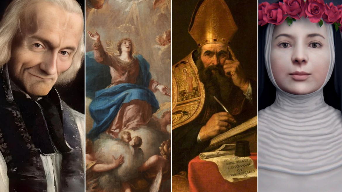 Santos y festividades católicas destacadas del mes de agosto 2025 según el Calendario Litúrgico