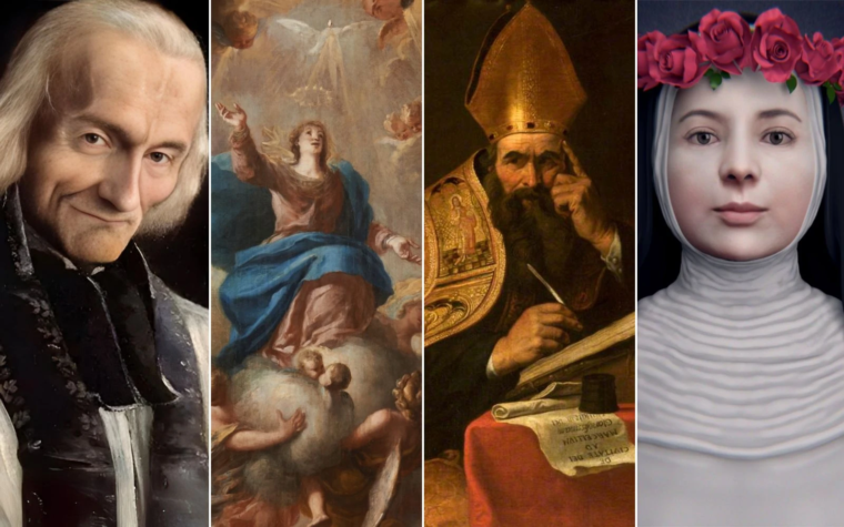 Santos y festividades católicas destacadas del mes de agosto 2025 según el Calendario Litúrgico