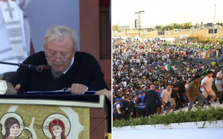 120.000 jóvenes del Camino Neocatecumenal en encuentro vocacional con Kiko Argüello en Tor Vergata, Roma