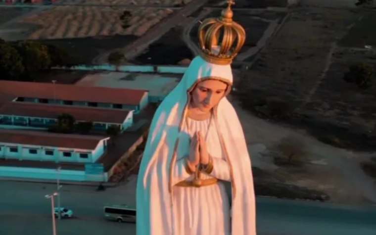 Erigen monumento a la Virgen de Fátima de 54 metros de altura en Brasil