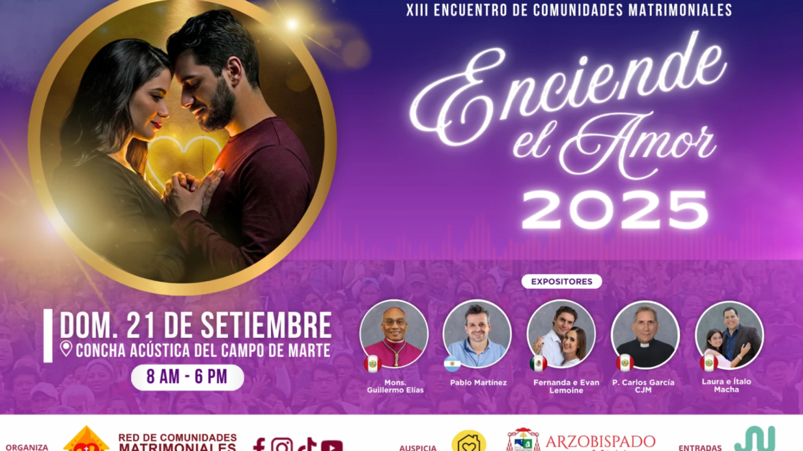 “Enciende el Amor 2025”: más de 3 mil parejas se reunirán en Lima para renovar su relación