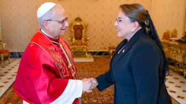 El Papa León XIV recibe a la presidenta de Honduras, Xiomara Castro