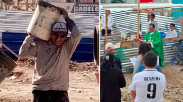 Sacerdote construye con sus propias manos una iglesia en Chiclayo, la diócesis peruana de León XIV