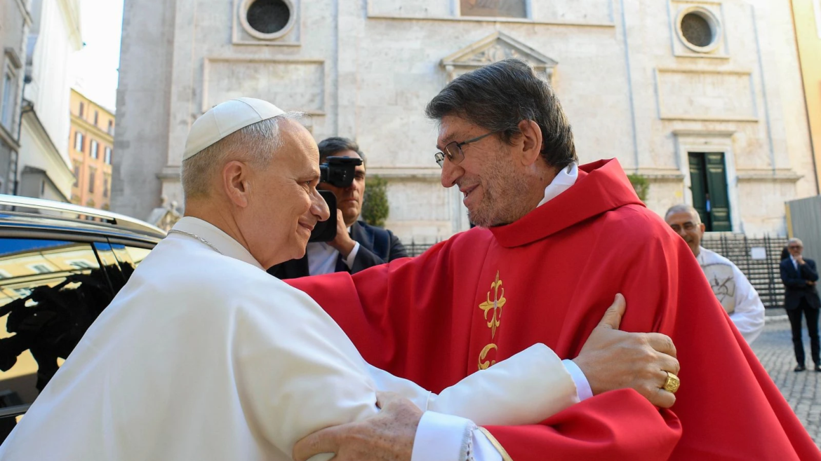 “Un hermano que comparte nuestro camino”: el prior de los agustinos agradece la cercanía de León XIV