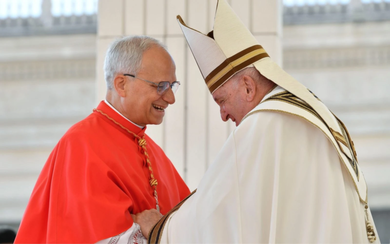 Un día como hoy, en el 2023, Francisco creó cardenal al Papa León
