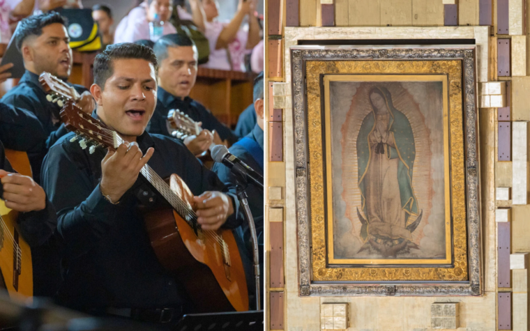 Participa en la serenata a la Virgen de Guadalupe en su basílica de México este 12 de diciembre
