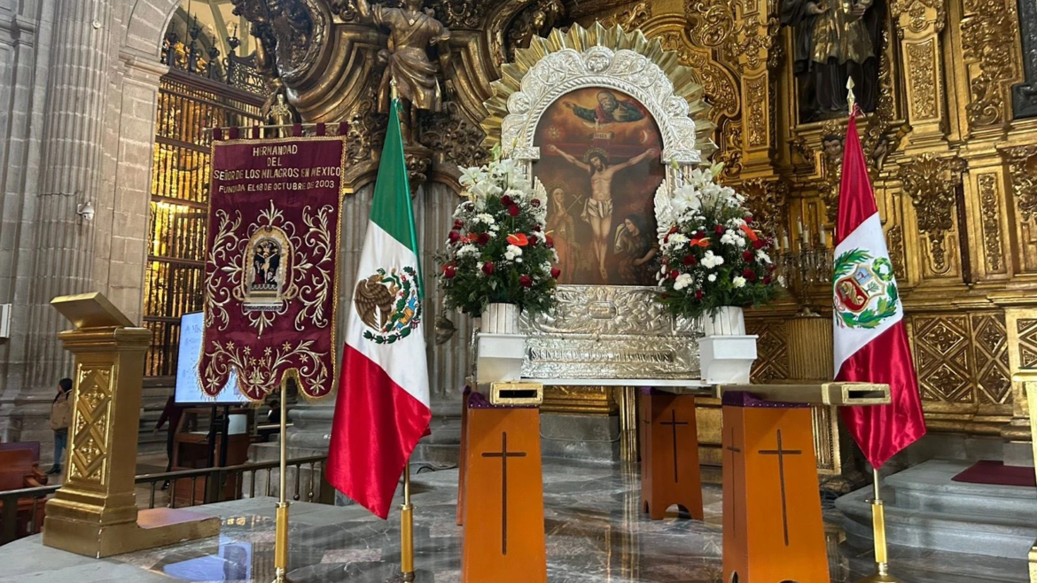 La devoción al Señor de los Milagros une a Perú con México