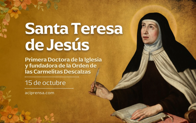 Hoy se celebra a Santa Teresa de Jesús, la primera mujer proclamada Doctora de la Iglesia