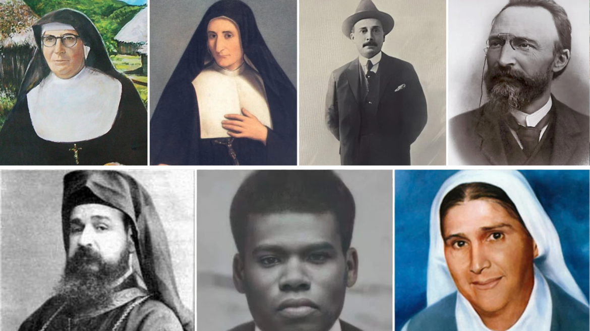 Estos son los 7 nuevos santos canonizados por el Papa León XIV