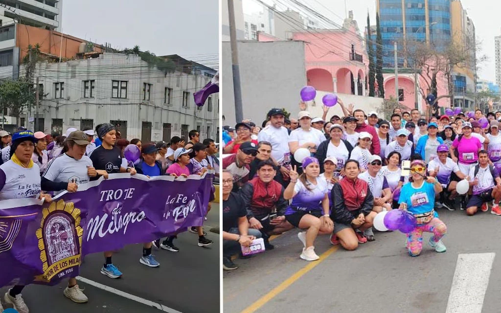 “La fe unida a la pasión”: Mil almas participan en carrera por el Señor de los Milagros