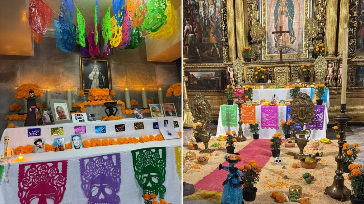 Catedral de Ciudad de México expone al público sus ofrendas, cripta y reliquias por el Día de Muertos