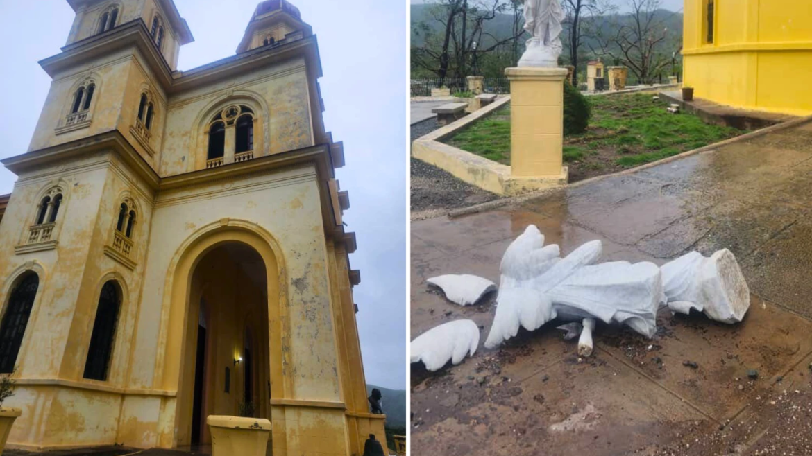 Huracán Melissa dañó seriamente el santuario cubano de la Virgen del Cobre